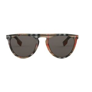 Burberry Vintage Nova Check Flat Top Sunglasses